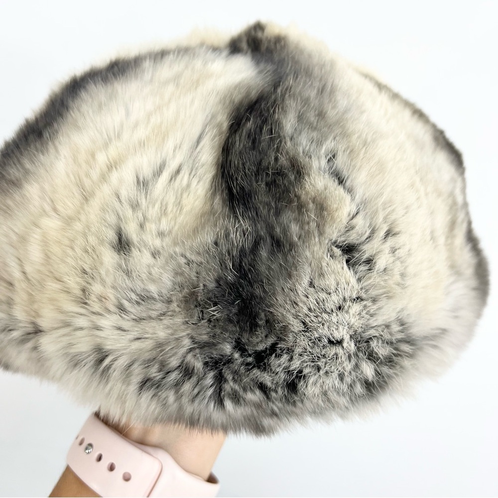 Vintage 60s 70s Simpsons Canadian union made genuine silver fox fur Cossack hat - Picture 3 of 10